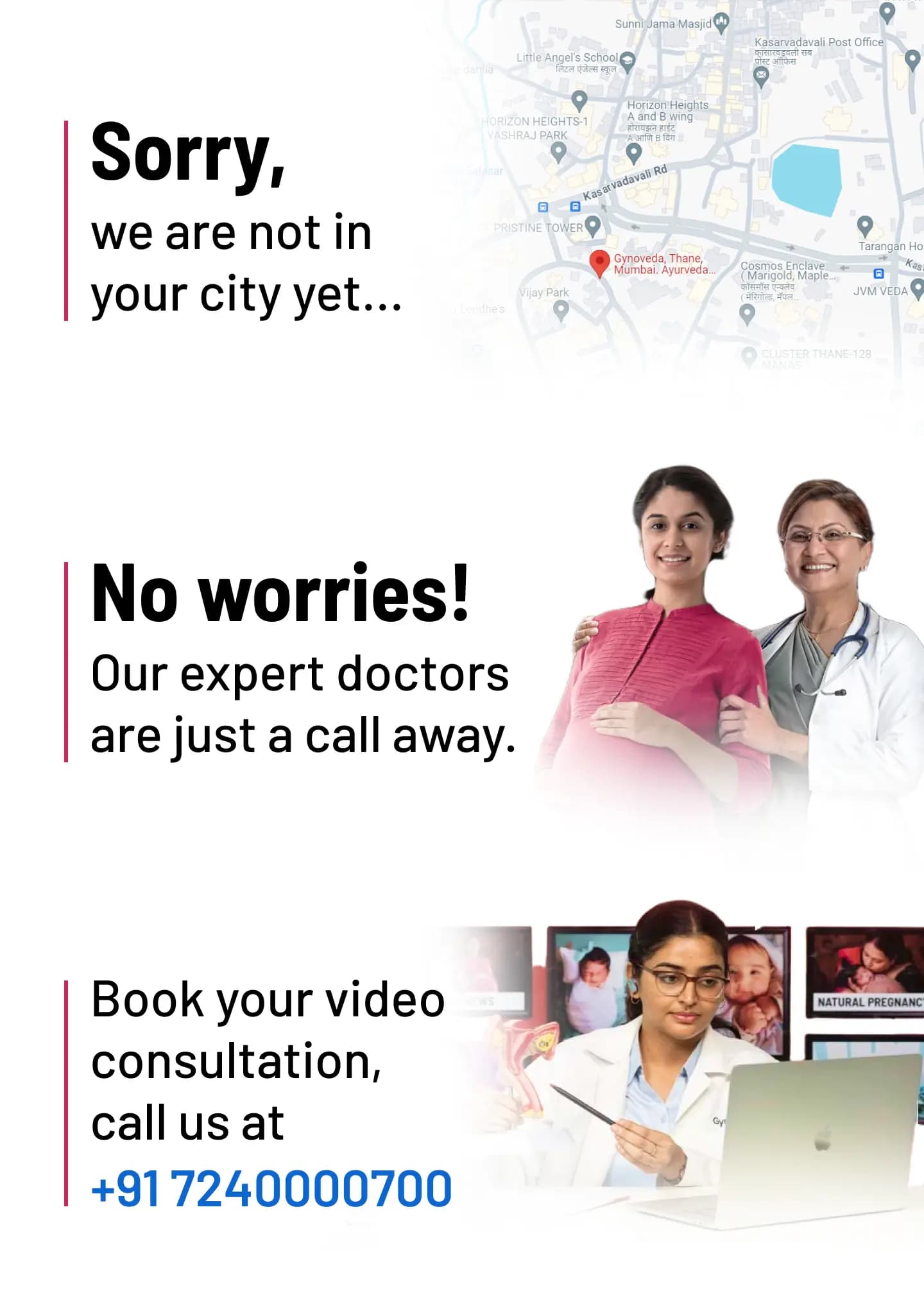 Gynoveda can help you find the nearest clinic